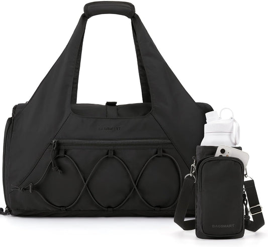 Lightweight Gym Bag for Women with Shoe Compartment and Wet Pocket