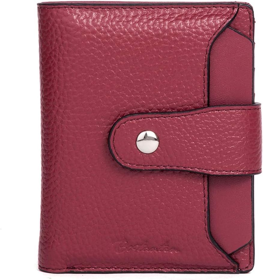 BOSTANTEN Women Leather Wallet RFID Blocking Small Bifold Purse
