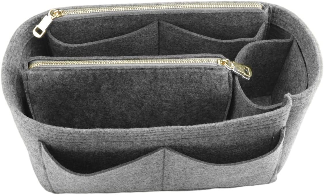 LEXSION Felt Purse Bag Organizer Insert for Speedy and Neverfull