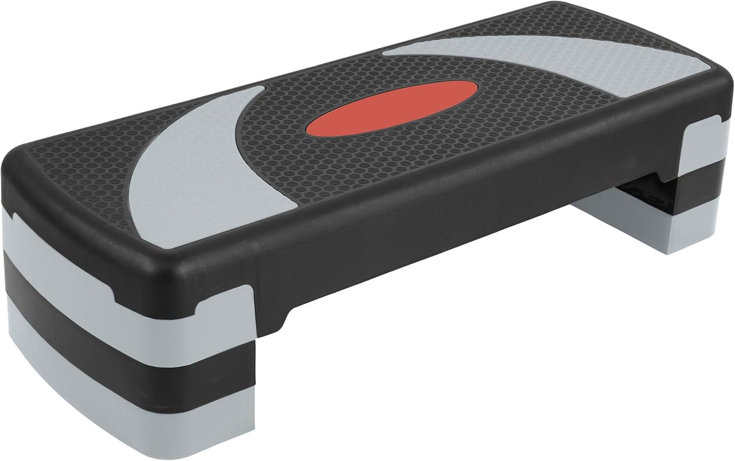 Step Aerobic Platform for Home Gym - Adjustable Height & Risers