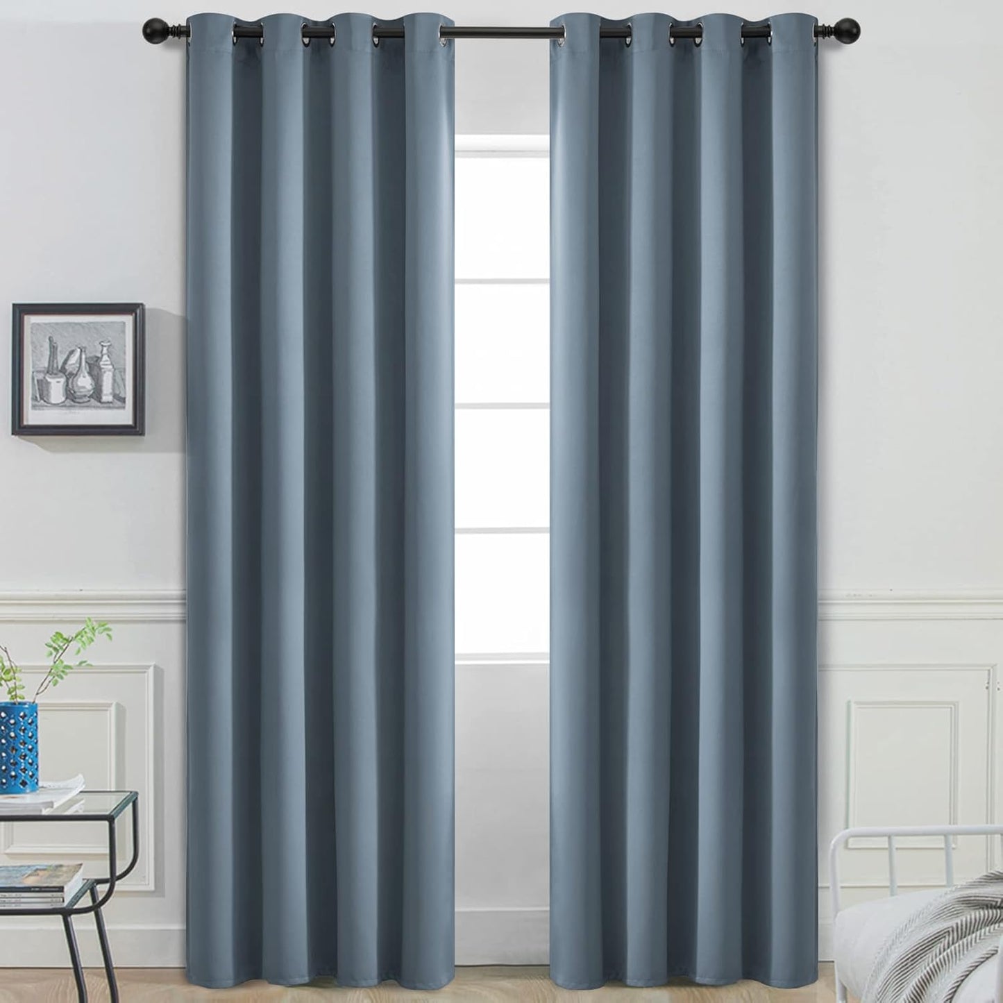 Yakamok Blackout Curtains for Bedroom and Living Room Decor