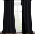 Extra Long Truly Blackout Drapes 46in x 96in - Real Light Blocking