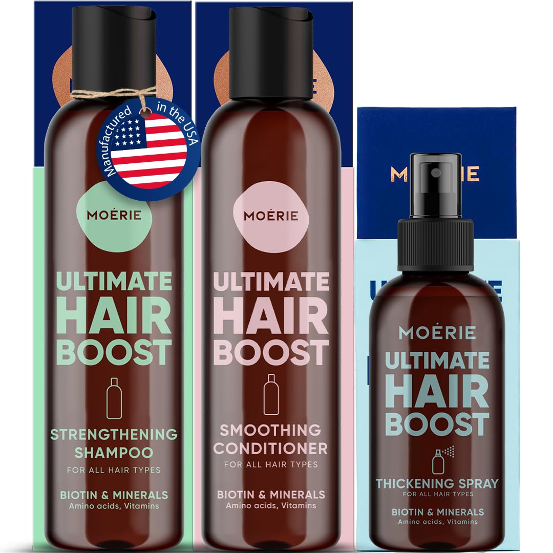 Moerie Mineral Shampoo and Conditioner Set for Thicker Hair