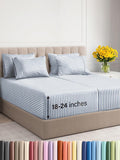 Extra Deep Split King Sheet Set - 7 Piece Hotel Luxury Fit