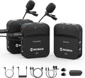 Moman C1X Wireless Lavalier Microphone System - Dual Channel Range