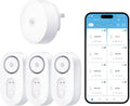 Smart Water Leak Detector 1s 3-Pack - Long Range, 5-Year Battery