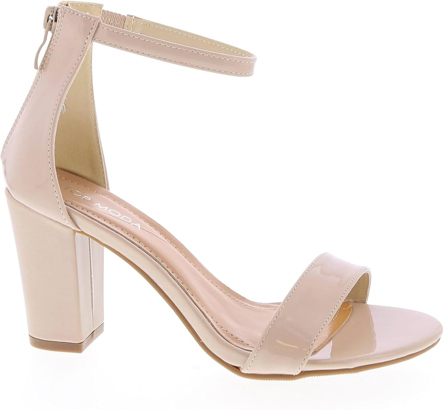 TOP MODA Hannah-1 Ankle Strap Dressy High Heel Sandals
