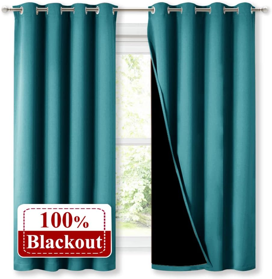 NICETOWN 100% Blackout Curtains for Energy Efficiency and Style