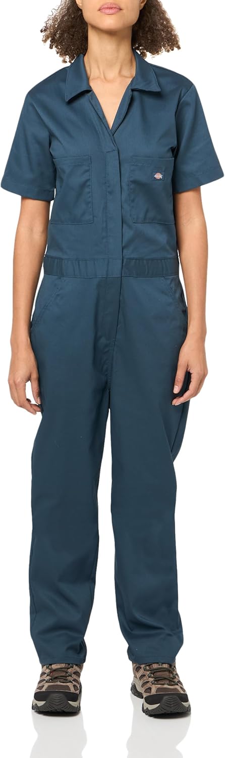 Dickies Women's Flex Cooling Short Sleeve Coveralls for Comfort