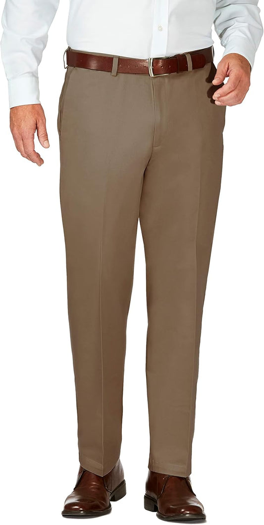 Haggar Men's Work to Weekend Hidden Expandable Waist Pants