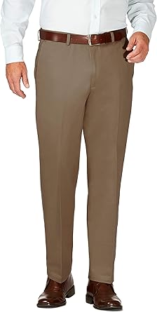 Haggar Men's Work to Weekend Hidden Expandable Waist Pants