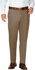 Men's Hidden Waist Stretch Pants by Haggar for Effortless Wear