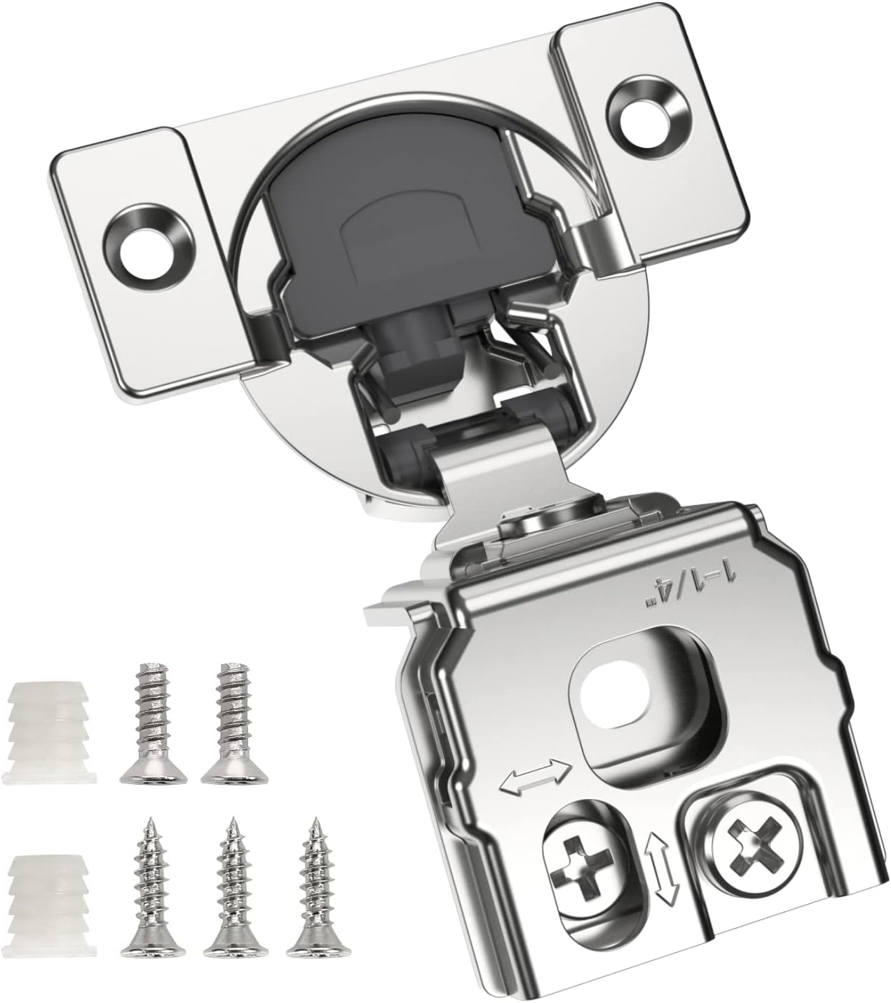 1-1/4in Overlay Soft Close Concealed Hinge for Cabinets