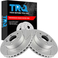 TRQ Front Performance Brake Rotors Set for Mercedes-Benz C-Class