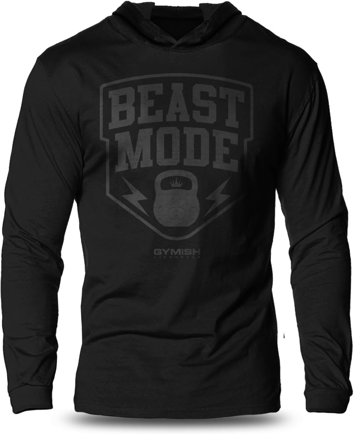 Beast Mode Hooded Men's Gym Shirt - Lightweight Performance