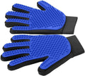 Pet Hair Remover Gloves - Gentle Shedding Brushes for Dogs, Cats