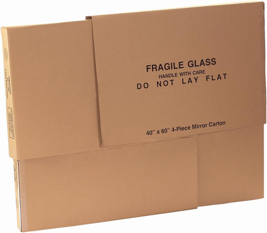 Aviditi Large Mirror Box: Ideal for Moving & Storage