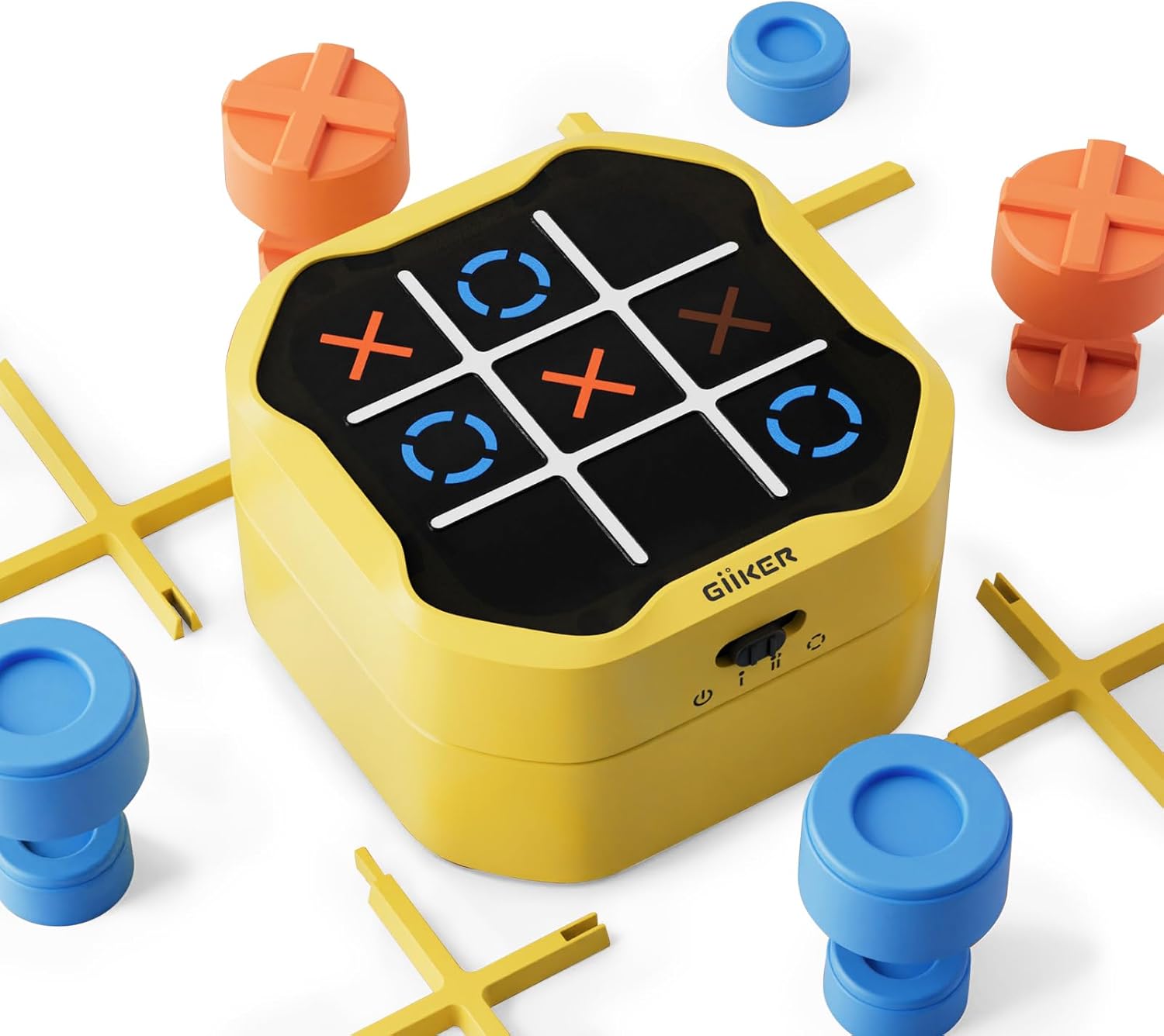 GiiKER Tic Tac Toe Bolt Game - 3-in-1 Handheld Puzzle Fun