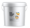GloryBee Raw Honey Organic Clover 186.72 oz Pail - Bulk Pure Honey