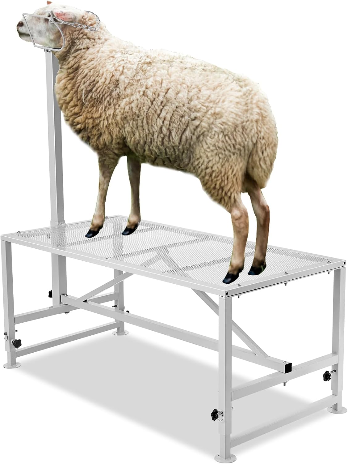VEVOR Goat Milking Stand - Durable Adjustable Livestock Stand