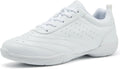 Girls White Cheer Shoes for Youth - Lightweight Dance & Training