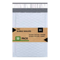 Poly Bubble Mailers 9.5 x 14.5 in (50 Pack) - Waterproof Padded