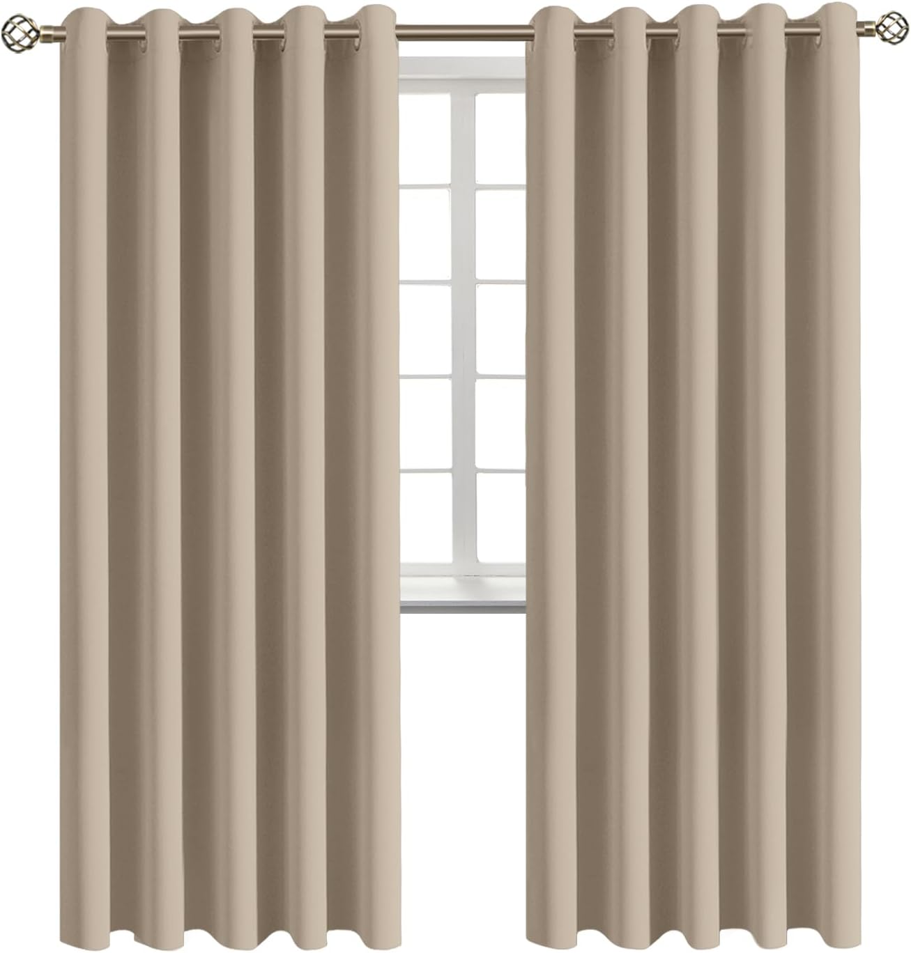 BGment Blackout Curtains - Thermal Insulated Room Darkening Panels