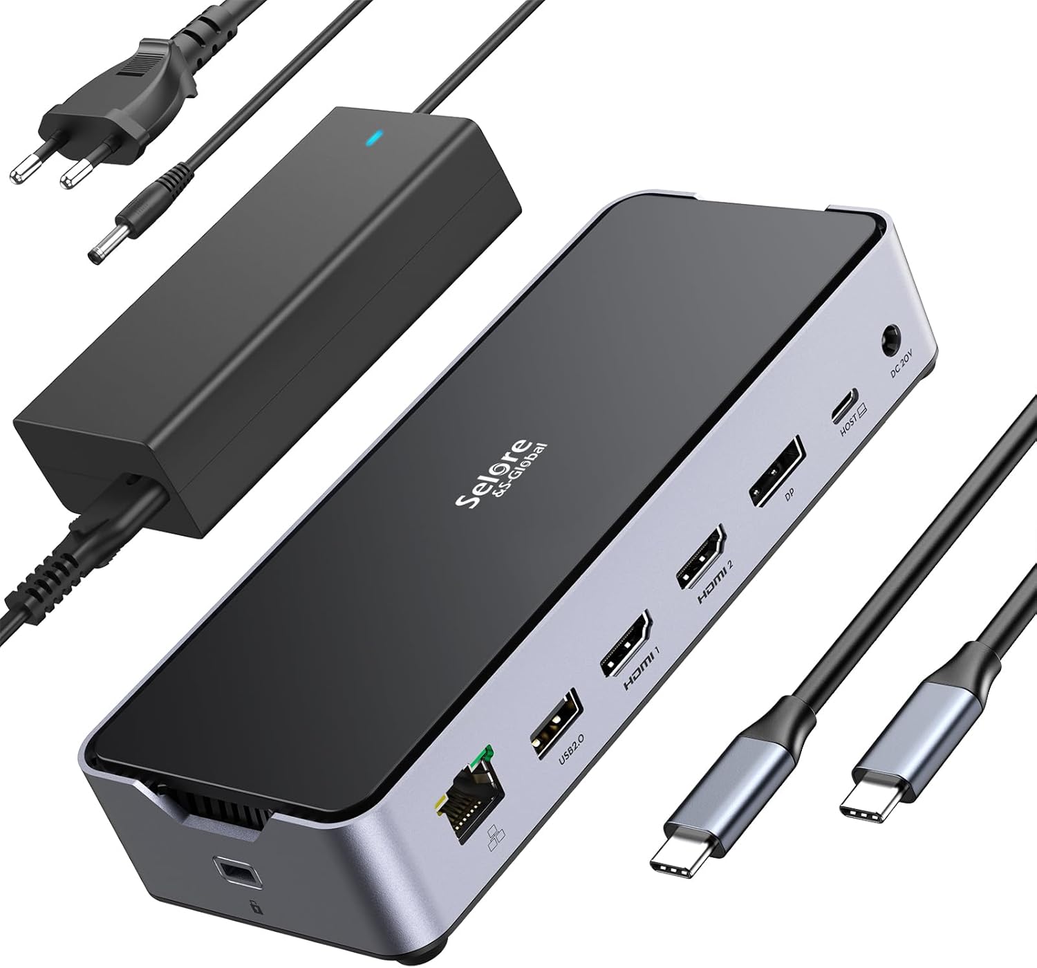 Ultimate Triple Monitor Docking Station by Selore&S-Global
