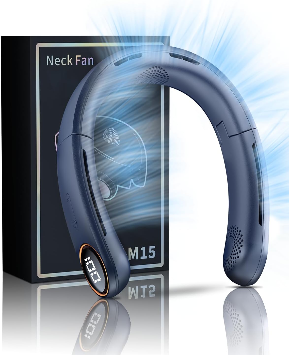 Hands-Free Cooling Anytime, Anywhere! Turbocharged Neck Fan by TUNISE