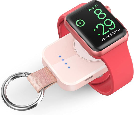 Ultra Portable Magnetic iWatch Charger - Pink