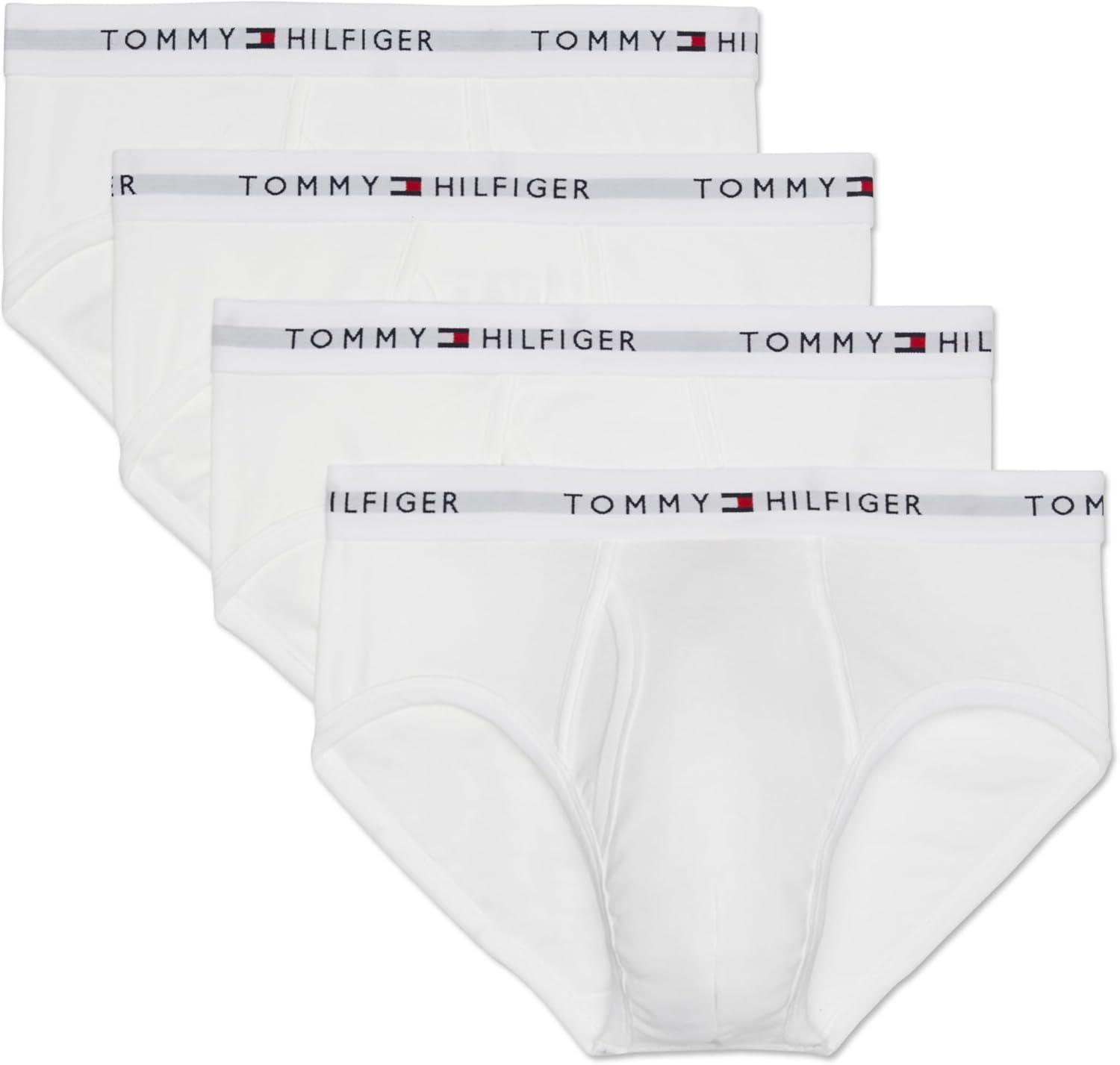 Tommy Hilfiger Men's Cotton Classics 4-Pack Briefs for Comfort