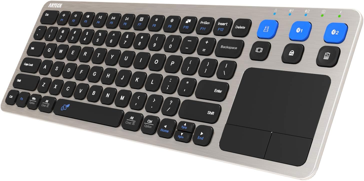 Arteck Wireless Touch TV Keyboard - Easy Media Control