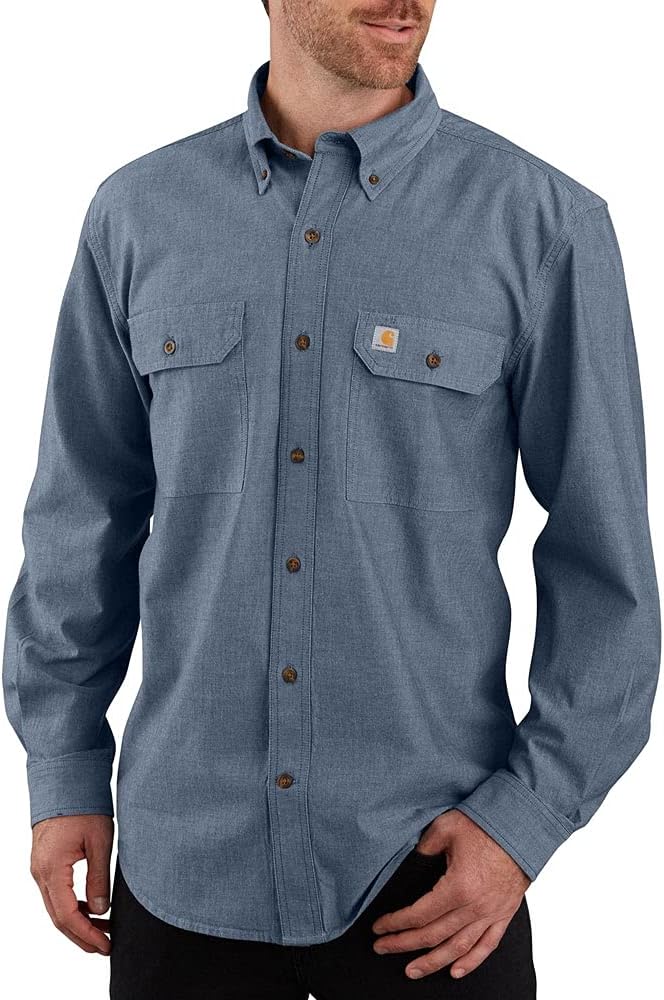 Carhartt Men's Loose Fit Midweight Chambray Long-Sleeve Shirt Review