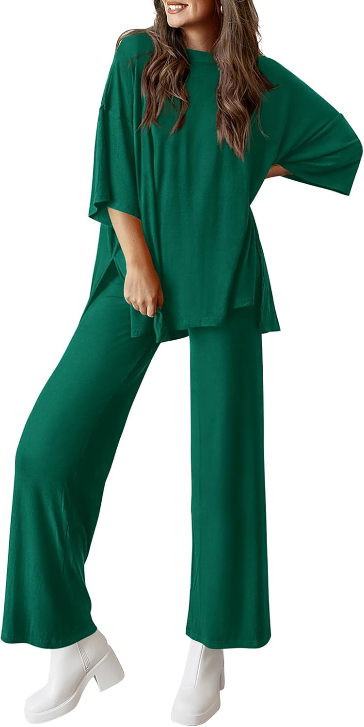 PRETTYGARDEN Two Piece Sets for Women Summer Fashion Lounge