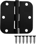 Ilyapa 48 Pack Matt Black Interior Door Hinges - Durable Matte Black