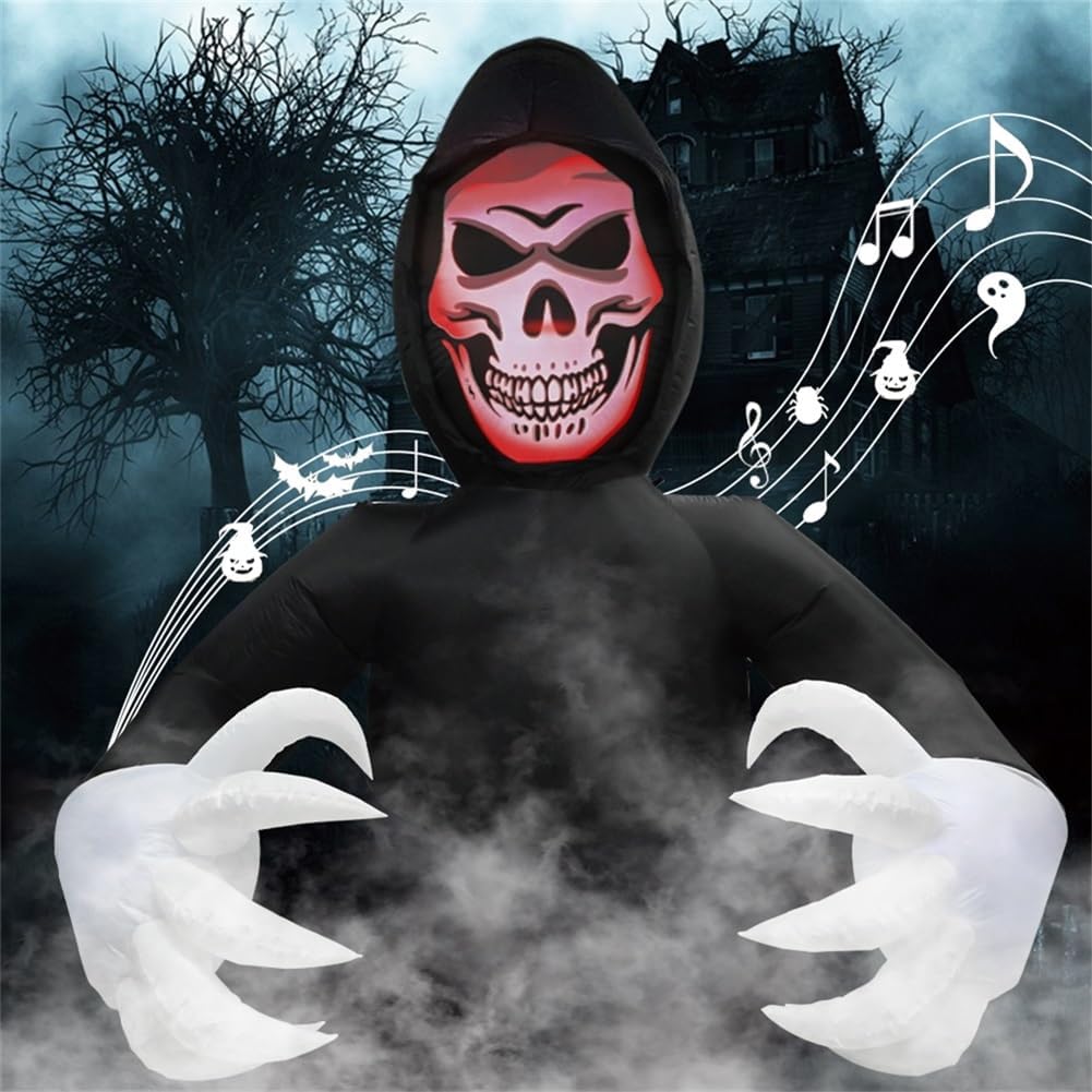 7.7FT Inflatables Grim Reaper for Spooky Halloween Decor