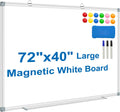 White Board Dry Erase Whiteboard for Wall 72x40 - Magnetic