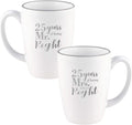 25th Anniversary Mr. And Mrs. Always Right Mug Set