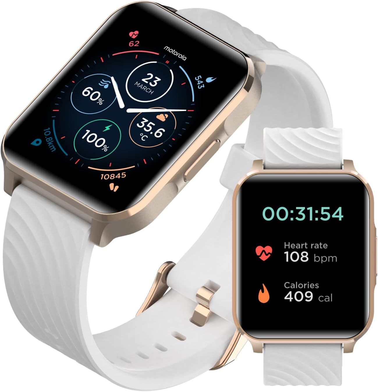 Motorola Moto Watch 70 - Advanced Health & Fitness Smartwatch