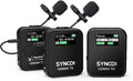 SYNCO Wireless Microphone G2(A2) MAX - Dual Transmitter Lavalier Mic