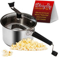 Platinum Series Whirley Pop Popcorn Maker - 6 Quart Stainless Steel