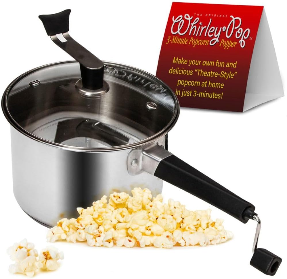 Platinum Series Whirley Pop Popcorn Maker for Perfect Popcorn
