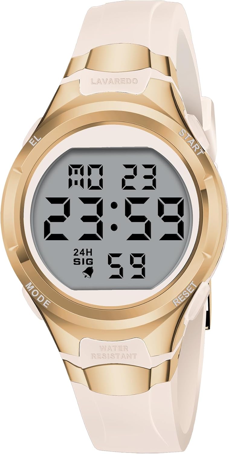 Timever Women's Digital Sport Watch - Waterproof & Stylish