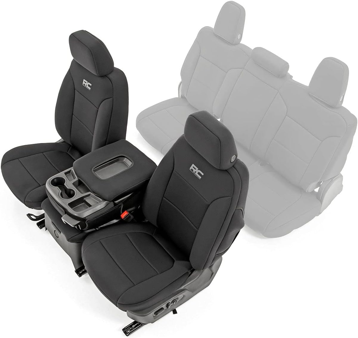 Rough Country Neoprene Front Seat Covers for Chevy Silverado