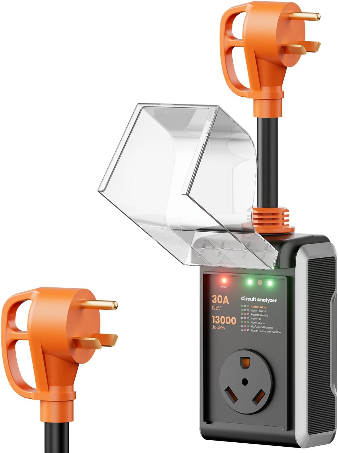 RV Surge Protector 30 Amp with 13000J Protection for Campers