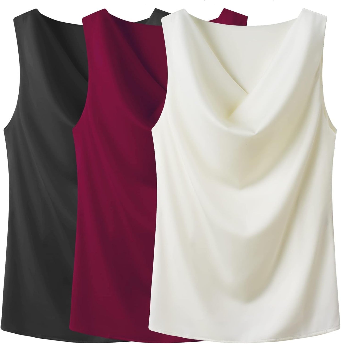 Wantschun Women's Cowl Neck Camisole for Stylish Comfort