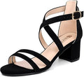 Fashionable IDIFU Women's Low Heel Sandals for Wedding Celebrations