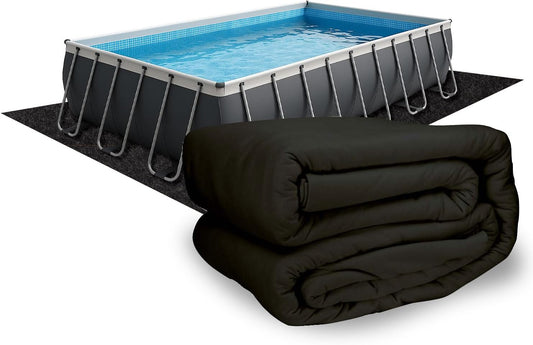 12 ft x 20 ft Rectangle Pool Liner Pad for Above Ground Pools