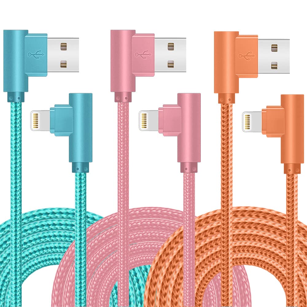 Fast Charge 10FT MFi Certified Lightning Cable 3 Pack