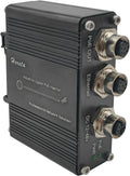 Hardened Industrial Gigabit PoE+ Injector M12 Interface - Rugged 30W